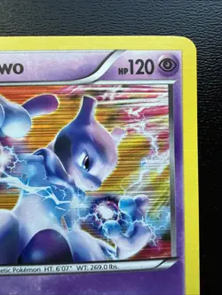 FREE SHIPPING Pokemon TCG Mewtwo 53/113 Legendary Treasures Holo - Image 3