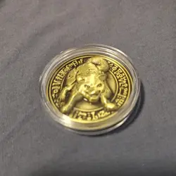 Yugioh - Brand New Ryko Lightsworn Hunter YCS Pre-registration Gold Coin Sealed - Image 1