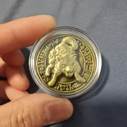 Yugioh - Brand New Ryko Lightsworn Hunter YCS Pre-registration Gold Coin Sealed - Image 3