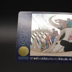 2001 One Piece Carddass Visual Adventure #127 Holo Rare Straw Hat Crew Bandai - Image 4