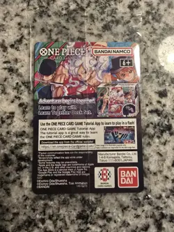 One Piece Monkey D. Luffy US Voyage Promo Card From Illinois vs Michigan - Image 2