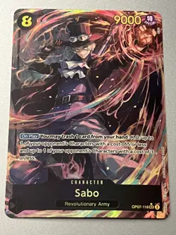 One Piece 500 Years in the Future Sabo OP07-118 Parallel Alternate Alt Art SEC - Image 1