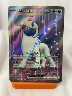 Pokemon Absol ex 214/197 SV03: Obsidian Flames Ultra Rare Basic 210HP Holo Card - Image 2