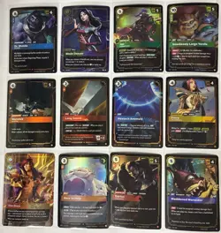 Riftbounds TCG Lot - 19 Cards - SETT THE BOSS Legend Foil, Aphelios EXALTED - Image 1