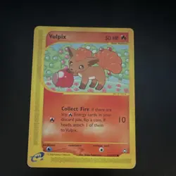 2002 Pokemon TCG Aquapolis Vulpix 116/147 Regular Nintendo English Card - Image 1