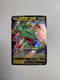Rayquaza V - SWSH147 - Pokemon Sword & Shield Promo Ultra Rare Holo Card NM - Image 1