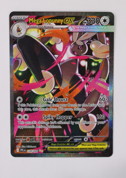 Pokemon Mega Lopunny ex (128/094 - ME02: Phantasmal Flames) Trading Card (2025) - Image 1