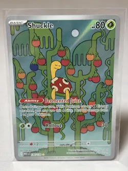 Pokemon TCG Shuckle 136/132 - Mega Evolution Illustration Rare card New Mint - Image 1