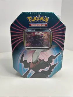 Pokemon Tin Darkrai Collectible TCG Boosters 2021 Cards Sealed New 820650809859 - Image 1