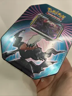 Pokemon Tin Darkrai Collectible TCG Boosters 2021 Cards Sealed New 820650809859 - Image 2
