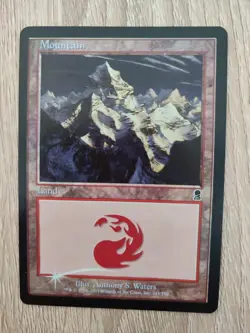 MTG FOIL ODYSSEY MOUNTAIN NM MAGIC THE GATHERING #343/350 BASIC LAND ENGLISH - Image 3