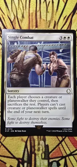 Single Combat Universes Beyond: Fallout Regular Sorcery Rare MTG NM - Image 1