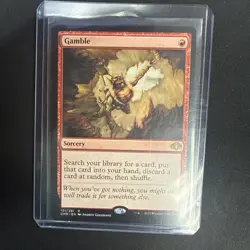 MTG Magic the Gathering Gamble (121/520) Dominaria Remastered LP - Image 1