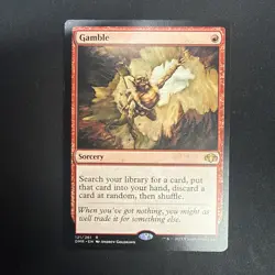 MTG Magic the Gathering Gamble (121/520) Dominaria Remastered LP - Image 2