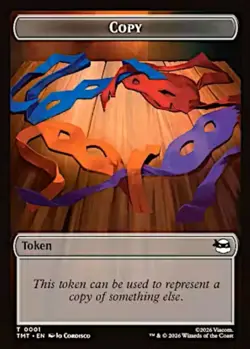 MTG TMNT - Rat / Copy Token *FOIL* NM 0001 / 0006 - Image 2