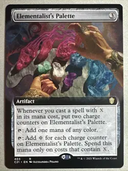 MTG / Elementalist's Palette / C21 / #403 / Regular (Extended Art) / Rare / NM - Image 1