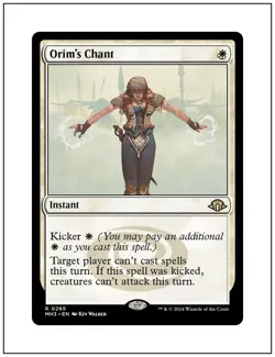 1x Orim's Chant, Magic the Gathering MTG NM - Image 1