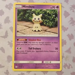 Mimikyu 97/236 NM Rare 2019 Pokemon SM Cosmic Eclipse Card ill. Yuka Marii - Image 1