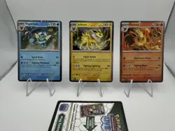 Flareon Vaporeon Jolteon Scarlet & Violet Promo #167 #168 #169 Pokemon TCG Cards - Image 1