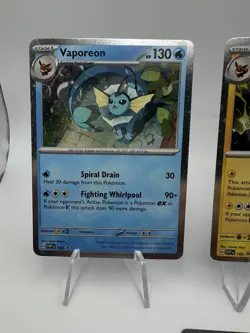 Flareon Vaporeon Jolteon Scarlet & Violet Promo #167 #168 #169 Pokemon TCG Cards - Image 2