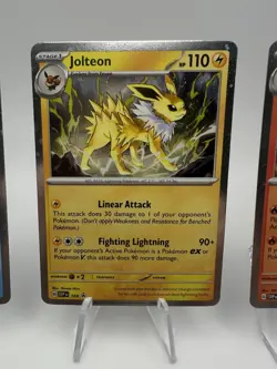 Flareon Vaporeon Jolteon Scarlet & Violet Promo #167 #168 #169 Pokemon TCG Cards - Image 3