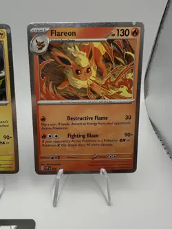 Flareon Vaporeon Jolteon Scarlet & Violet Promo #167 #168 #169 Pokemon TCG Cards - Image 4