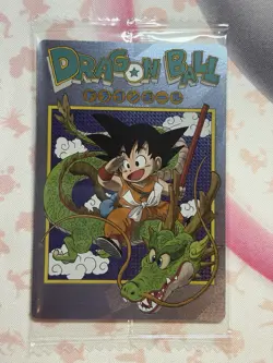 4-26 CR Son Goku on Shenron Dragon Ball Itajaga Concept Rare Plastic Card New NM - Image 1