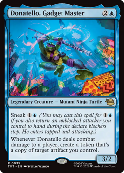 Donatello, Gadget Master Teenage Mutant Ninja Turtles - Near Mint Foil - Image 1