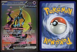Iron Crown ex 206/162 Special Illustration Rare Temporal Forces Pokemon - QTY - Image 3