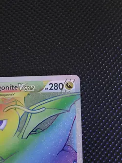 Pokemon TCG Dragonite VSTAR Rainbow Secret Rare Card 081/078 - Image 5