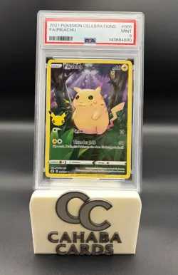 2021 Pokemon Celebrations Pikachu Full Art Holo 005/025 - Image 1