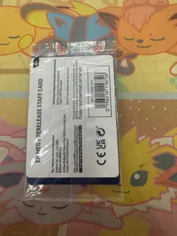 Mega Evolution STAFF Prerelease Promos Set of 4 Sealed - Image 2