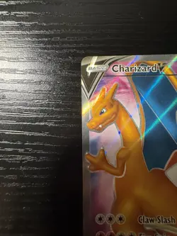 Pokemon TCG Charizard v SWSH050 Black Star Promo Full Art Near Mint Condition - Image 2