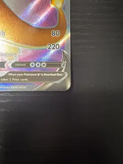 Pokemon TCG Charizard v SWSH050 Black Star Promo Full Art Near Mint Condition - Image 4