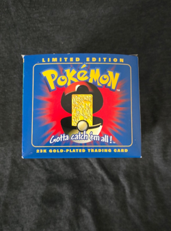 Sealed Pokemon Burger King 23k Gold Plated Charizard and Jigglypuff BLUE BOX - Image 4
