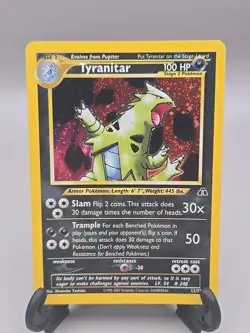 Tyranitar 31/75 Neo Discovery Holo Pokemon Card - Image 1