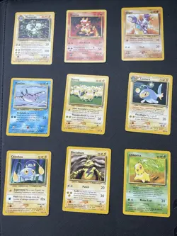 Vintage Pokemon Binder Collection Base Set NM-HP Condition 1999 WOTC TCG Lot #20 - Image 1