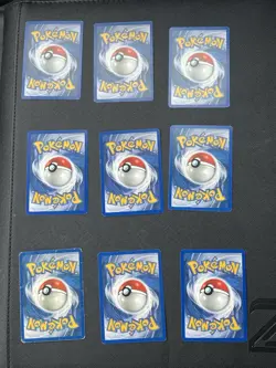 Vintage Pokemon Binder Collection Base Set NM-HP Condition 1999 WOTC TCG Lot #20 - Image 3