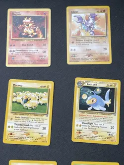 Vintage Pokemon Binder Collection Base Set NM-HP Condition 1999 WOTC TCG Lot #20 - Image 4