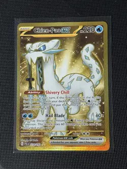 Pokemon: Chien-Pao ex - 274/193 - SV02: Paldea Evolved (PAL) Hyper Rare Gold - Image 1