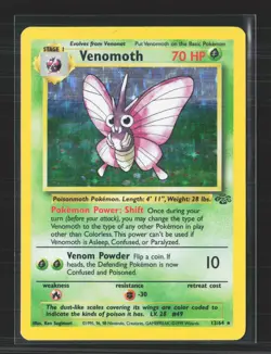 Pokemon 1999 Jungle Venomoth #13/64 - Image 1