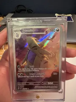 TYRANITAR ILLUSTRATION RARE 222/193 2023 POKEMON SCARLET & VIOLET PALDEA EVOLVED - Image 1