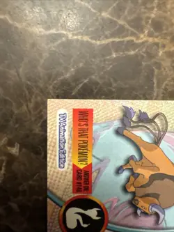 Topps Pokemon Series 3 Tauros #128 Silver Foil Blue Label - Image 4