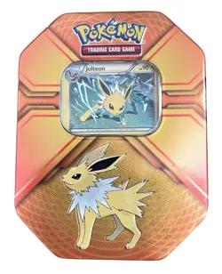 POKEMON TCG Jolteon Tin (2017) - Guardians Rising – Triple Effect Tin - Image 1