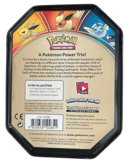 POKEMON TCG Jolteon Tin (2017) - Guardians Rising – Triple Effect Tin - Image 2