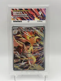 ETHANS TYPHLOSION 190/182 DESTINED RIVALS ILLUSTRATION RARE POKEMON ACE 9 MINT - Image 1