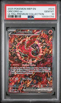 2025 POKEMON MEP ULTRA-PREMIUM COLLECTION PROMO #024 ORICORIO EX PSA 10 - Image 1