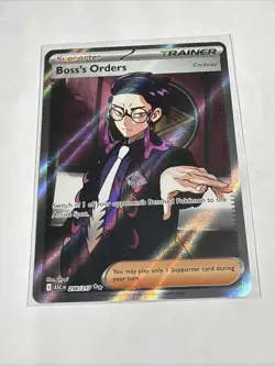 POKEMON TCG ASCENDED HEROES BOSS'S ORDERS 256/217 FULL ART ULTRA RARE NM+ - Image 3