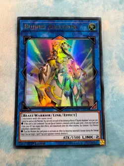 YUGIOH BUJINKI AHASHIMA ULTRA RARE 1ST NM DUOV-EN018 - Image 1