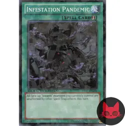 Yugioh Infestation Pandemic DT07-EN096 Shatterfoil Rare NM - Image 1